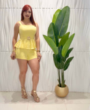 Cargar imagen en el visor de la galería, Yellow Top &amp; Short Set
