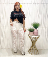 Cargar imagen en el visor de la galería, White Lace Long Pant

