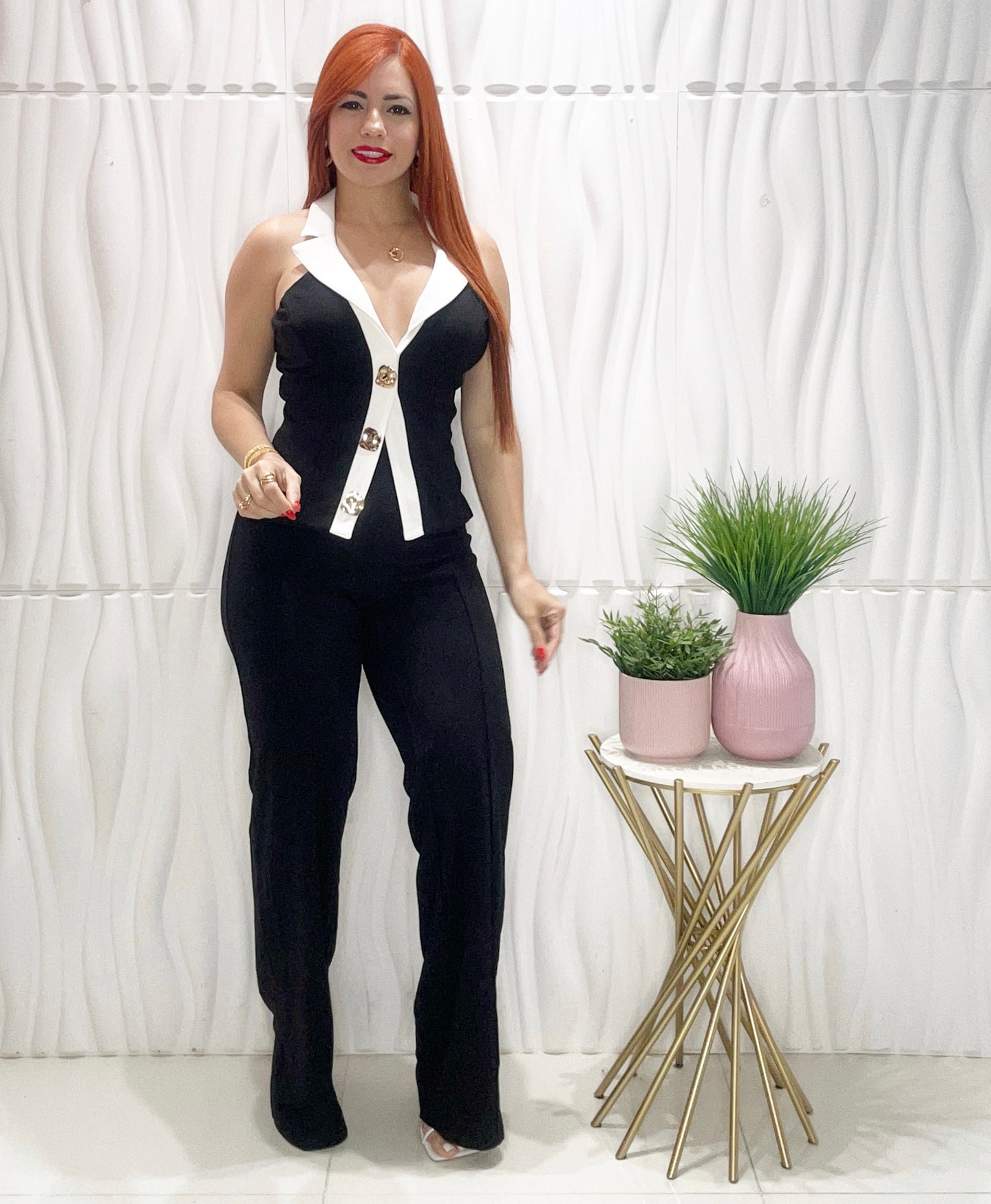 Black & White Jumpsuit