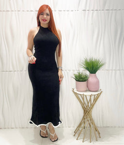 Open Back Maxi Dress