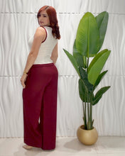 Cargar imagen en el visor de la galería, Burgundy Vest &amp; Pant Set
