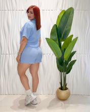 Cargar imagen en el visor de la galería, Blue Top &amp; Short Set
