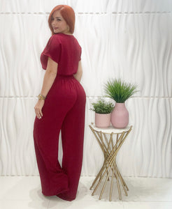 Burgundy Travel Set