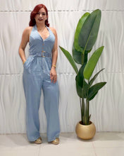 Cargar imagen en el visor de la galería, Light Blue Denim Jumpsuit

