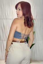 Cargar imagen en el visor de la galería, Corset Denim Top
