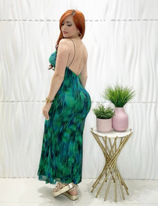 Tropical Maxi Dress