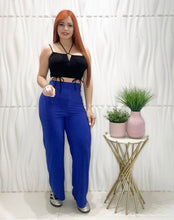 Cargar imagen en el visor de la galería, Royal Blue Lycra Palazzo
