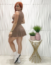 Cargar imagen en el visor de la galería, Mocha Top &amp; Skort Set
