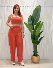 Cargar imagen en el visor de la galería, Rust Top &amp; Leg Pants Set

