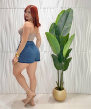 Cargar imagen en el visor de la galería, Denim Ruffles Skort

