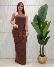 Cargar imagen en el visor de la galería, Chocolate Halter Dress

