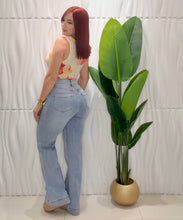 Cargar imagen en el visor de la galería, Hight Waist Belt Bottom Jeans

