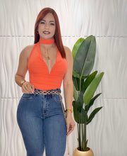 Cargar imagen en el visor de la galería, Halter Chocker Bodysuit
