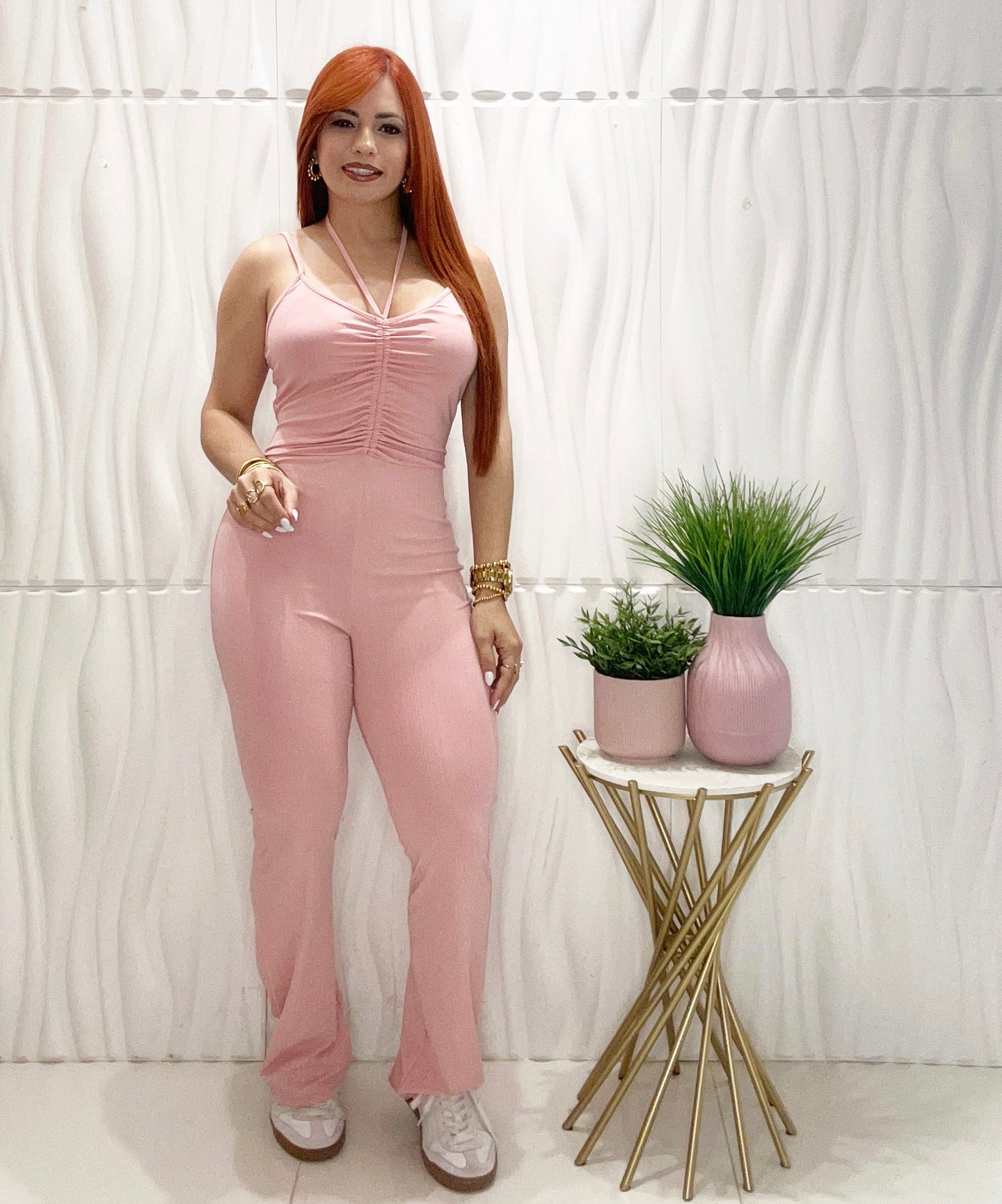 Pink Jumpsuit