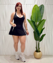 Cargar imagen en el visor de la galería, Halter Black Sport Dress

