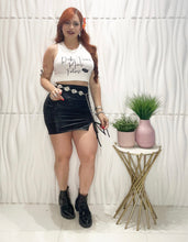 Cargar imagen en el visor de la galería, Black Metallic Skirt
