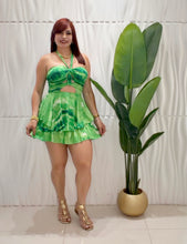 Cargar imagen en el visor de la galería, Apple Green Halter Romper
