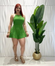 Cargar imagen en el visor de la galería, Greeen Open Back Romper
