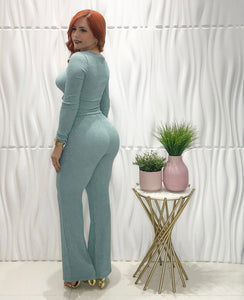 Aqua Top & Pant Set