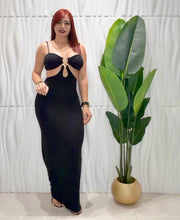 Cargar imagen en el visor de la galería, Black Cut Out Dress
