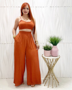 Copper Palazzo Set