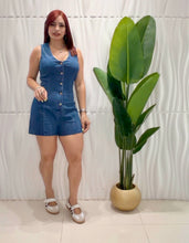 Cargar imagen en el visor de la galería, Bottom Medium Blue Romper

