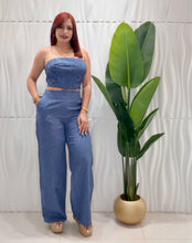 Cargar imagen en el visor de la galería, Denim Blue Embroidery Set
