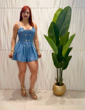 Cargar imagen en el visor de la galería, Denim Blue Romper
