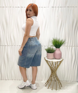 Baggy Bermuda Jeans
