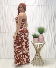 Cargar imagen en el visor de la galería, Caramel &amp; Beige Top &amp; Palazzo Set
