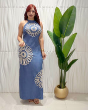 Cargar imagen en el visor de la galería, Denim Blue Summer Dress
