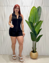 Cargar imagen en el visor de la galería, Denim Black Romper
