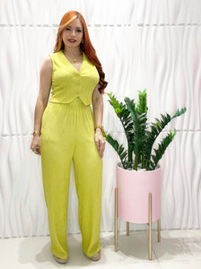 Lime Vest Set