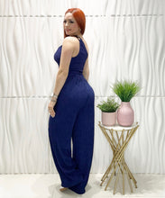 Cargar imagen en el visor de la galería, Navy Top &amp; Palazzo Set
