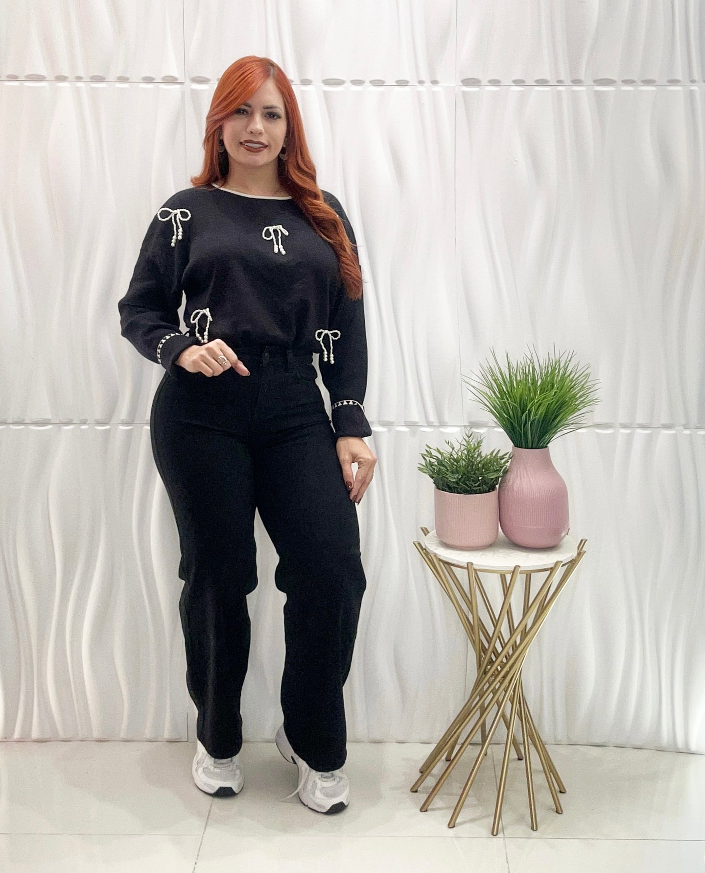 Hight Waist Black Jeans