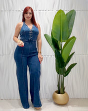 Cargar imagen en el visor de la galería, Halter Denim Jumpsuit

