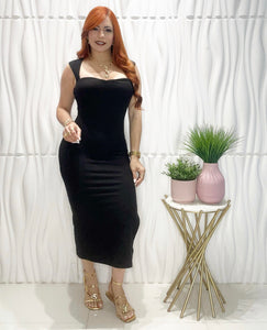 Black Midi Dress