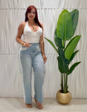 Cargar imagen en el visor de la galería, Light White Lace Jeans
