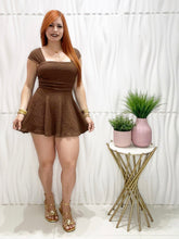 Cargar imagen en el visor de la galería, Flare Basic Brown Romper
