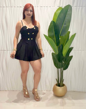 Cargar imagen en el visor de la galería, Denim Black Romper
