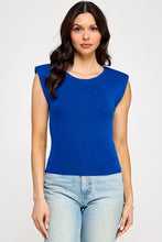 Cargar imagen en el visor de la galería, Shoulder Pad Sweater Top
