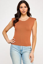 Cargar imagen en el visor de la galería, Shoulder Pad Sweater Top
