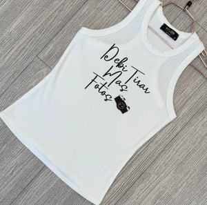 (Debí Tirar Más Fotos) White Tank Top